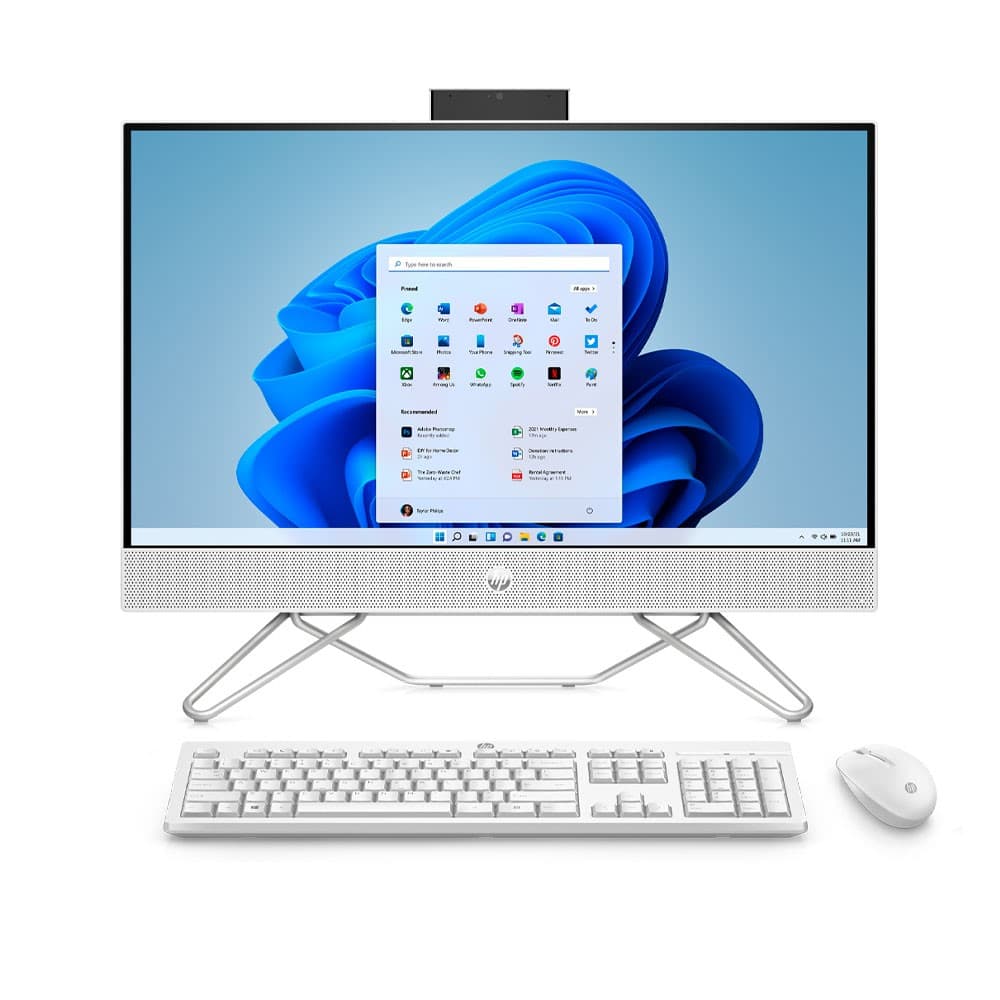 HPPCSCONSUMO AIO HP 24-cb0009la/AMD Ryzen™ 5 5500U/AMD Radeon/8GB DDR4/256GB SSD/23.8 FHD/Windows 11 Home
