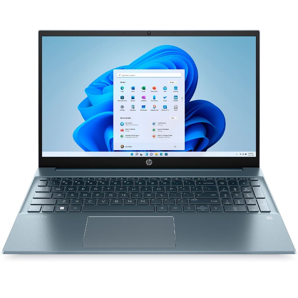 HPPORTATILESCONSU Computador Portatil HP 15,6 Pulgadas RAM 8G SSD 512GB COLOR Azul Niebla Windows 11 Home