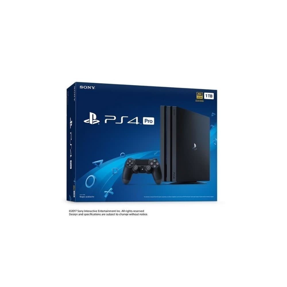 SONY Consola Play Station 4 PS4 Pro 4K DD 1TB Pro Core - LATAM