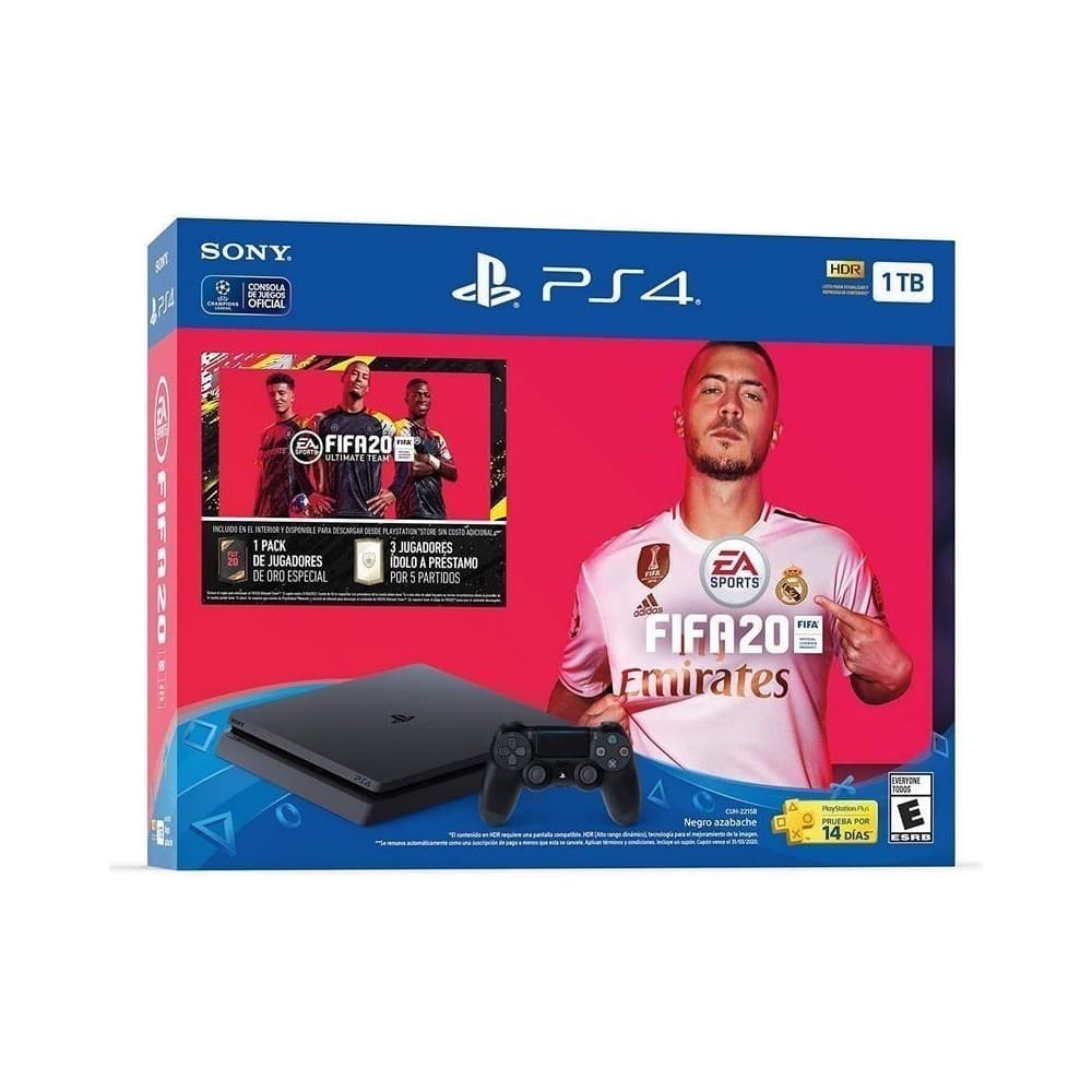 SONY PLAY STATION Combo Consola PlayStation PS4 + Video Juego FIFA 2020