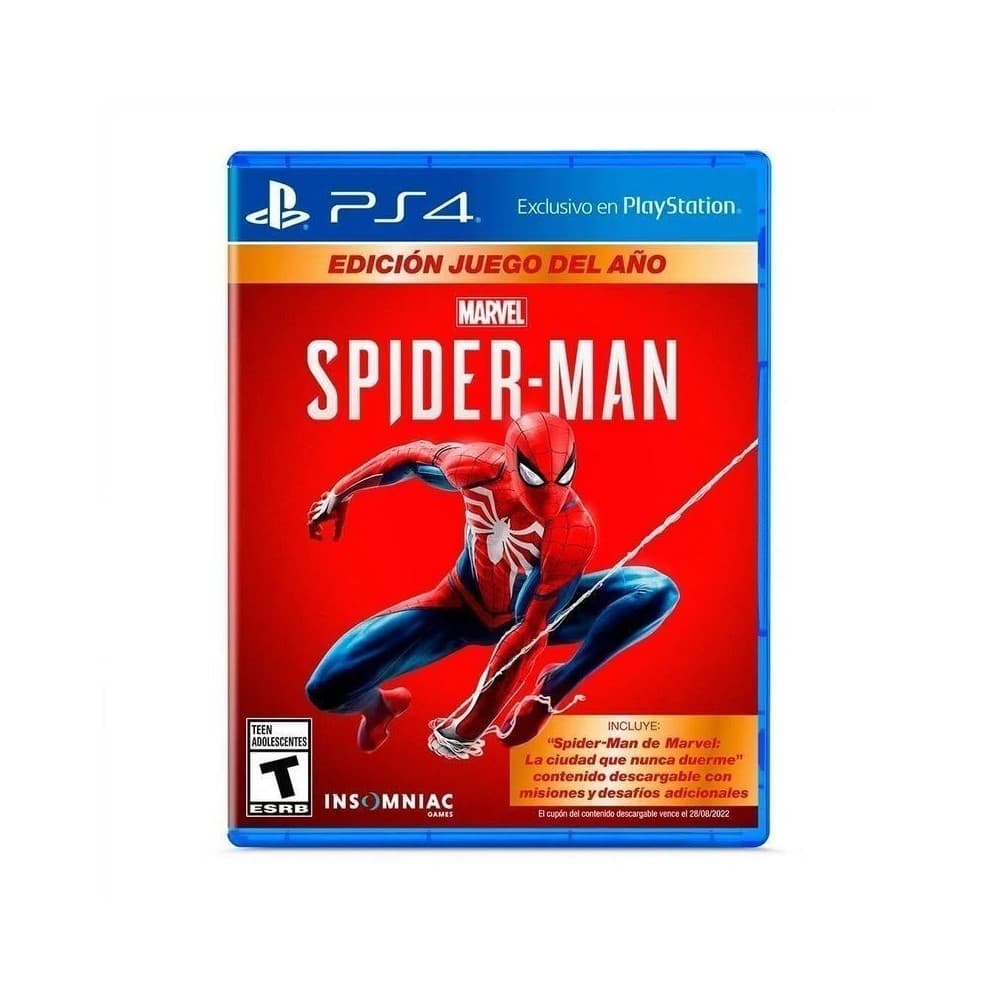 SONY PLAY STATION Video Juego para Consola PlayStation 4 PS4 Spiderman Goty - LATAM