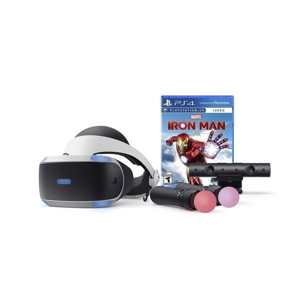 SONY PLAY STATION Gafas de Realidad Virtual + video Juego Iron Man para Consola PlayStation PS4 PSVR Mega Iron Man - LATAM