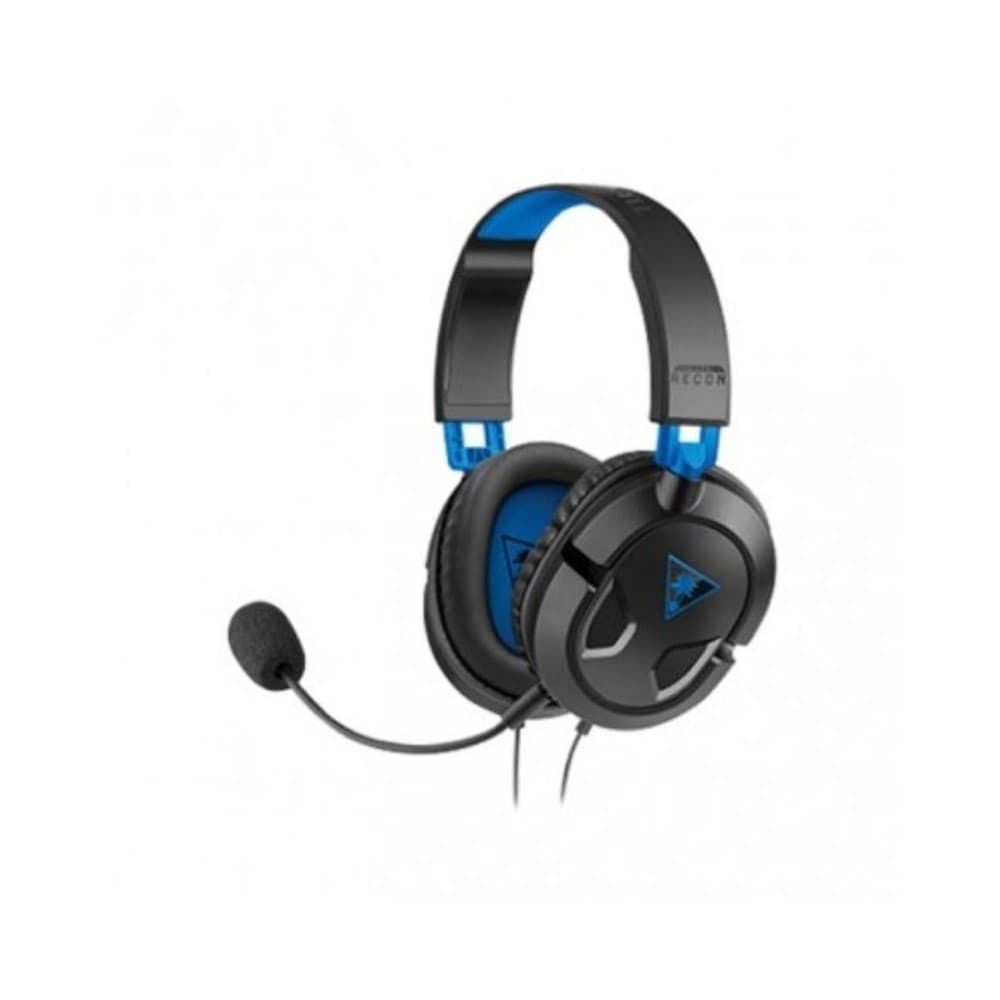 SONY PLAY STATION Audífonos Gaming alámbricos de Diadema con micrófono, Turtle Beach Recon, para PlayStation PS4 Ear Force Recon 50P, color Negro, Jack 3.5mm