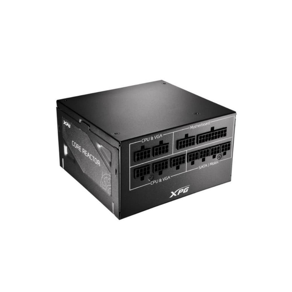 ADATA Fuente de poder gamer XPG by ADATA CORE REACTOR / 750 Watts / Certificada 80 Plus Gold / Modular