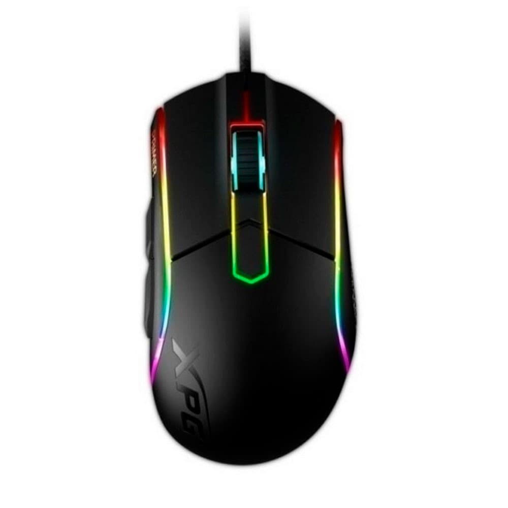 ADATA-XPG Mouse gamer XPG by Adata, sensor flexible, RGB, color negro