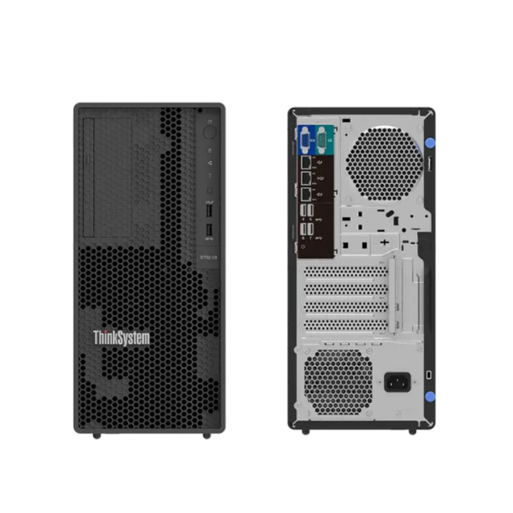 LENOVO SERVIDORES 7DF4A019LA Lenovo servidor ST50 V3, 1xIntel XEON Raptor E-2414 4C 2.6G 55W, 1x16GB 1Rx8, 1x2TB 7200, SW RD, 1x300W