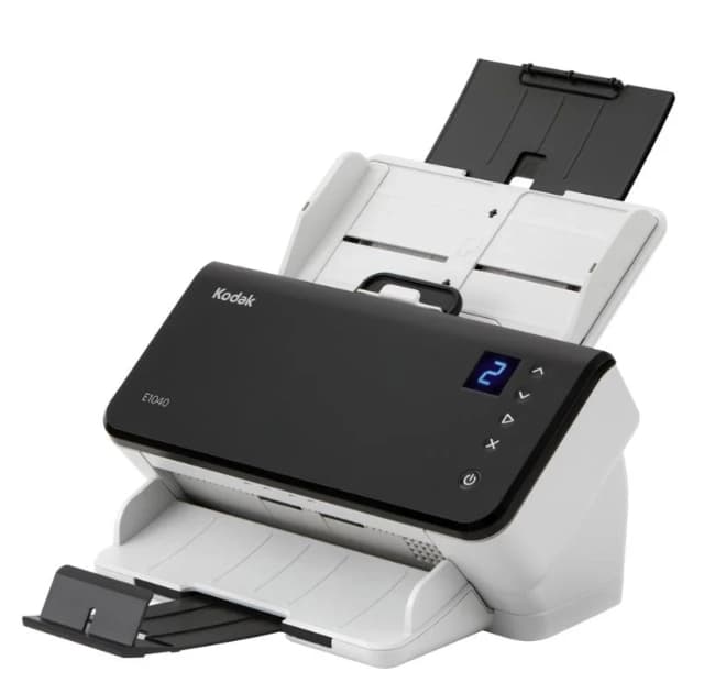 KODAK ALARIS E1040 Escáner Kodak Alaris /40 ppm/80 ipm ByN y Color/5.000 páginas por día /ADF 80 hojas (A4)