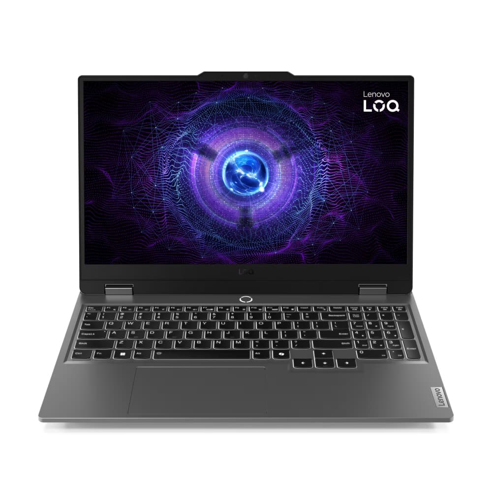LENOVOPORTATILESCONS Portátil Lenovo LOQ 15IRX9 Intel core i5 13450HX Pantalla 15,6 Pulgadas FHD Memoria 16GB Estado Solido 512GB Tarjeta de Video Nvidia RTX 3050 6GB Freedos Color Gris.