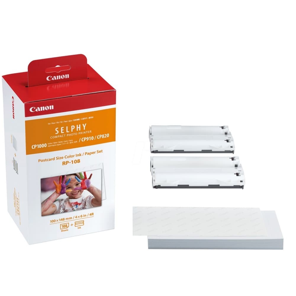 CANON SUMINISTROS KIT 2 CARTUCHO 54- PAPEL FOTOGRAFICO 108 FOTOS INK/PAPER SET RP-108