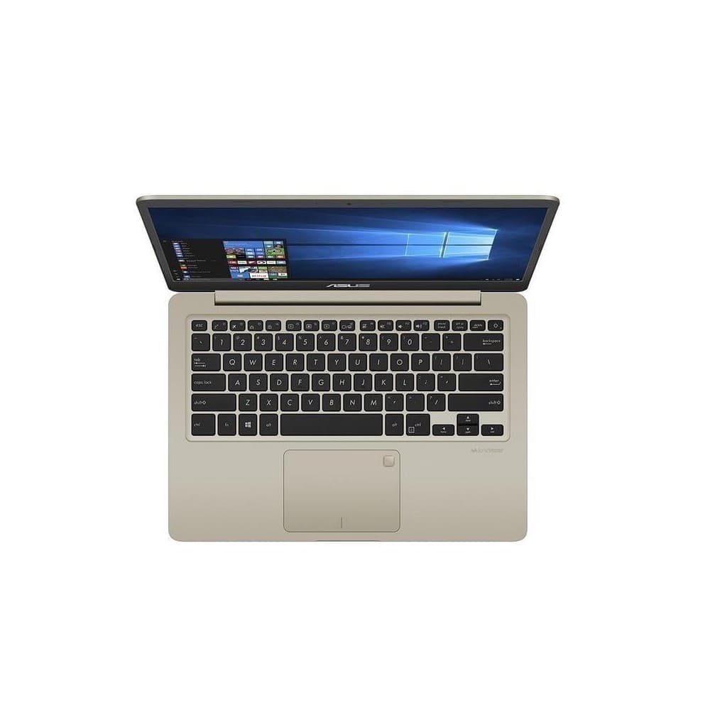 ASUS Portátil ASUS VivoBook X411UA-BV934 Core i3 8130U,14 HD,4GB,1TB,SO.Endless,Sin Unidad Óptica,Gold,Bundle Mouse