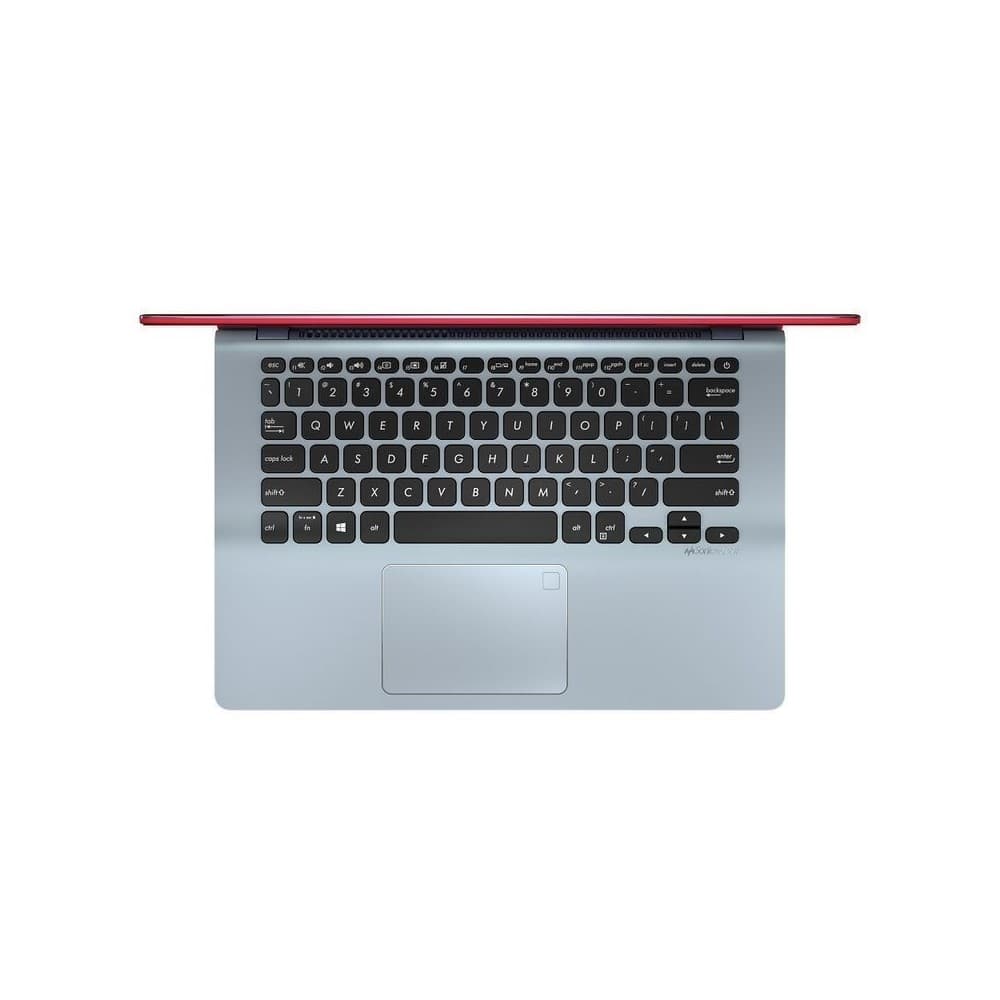 ASUS Portátil ASUS S430FA-EB029T Core i5 8265U,14 ,4GB, 256 SSD, SO W10, Sin Unidad Óptica, Starry Grey metal red , Bundle Mouse