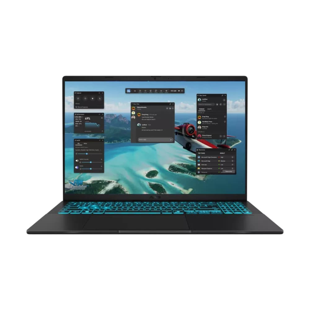 ASUS Portátil ASUS Vivobook 16 V3607VH Intel Core 7 RAM 16GB SSD 512GB RTX 5050 16" Linux