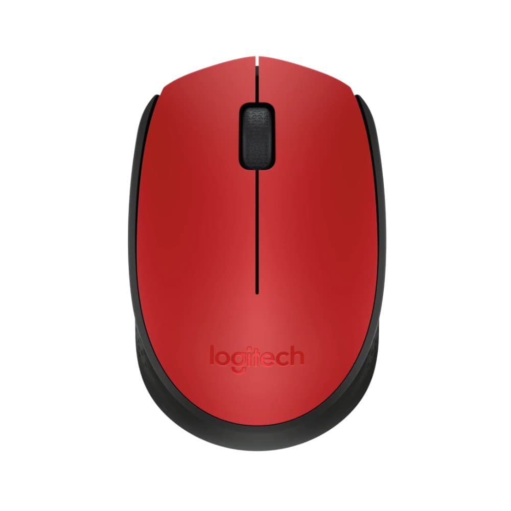 LOGITECH Mouse M170 Logitech Inalámbrico Rojo