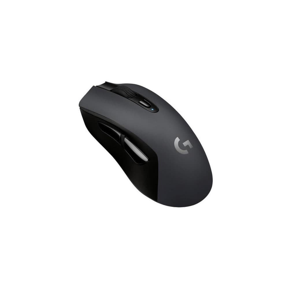 LOGITECH MOUSE G603 LIGHTSPEED Logitech Gaming Inalámbrico Receptor USB 12000DPI Compatible Win-Mac Sensor HERO16K 6Botones Programables RGB Lightsybc Garantía 2Años-NEGRO
