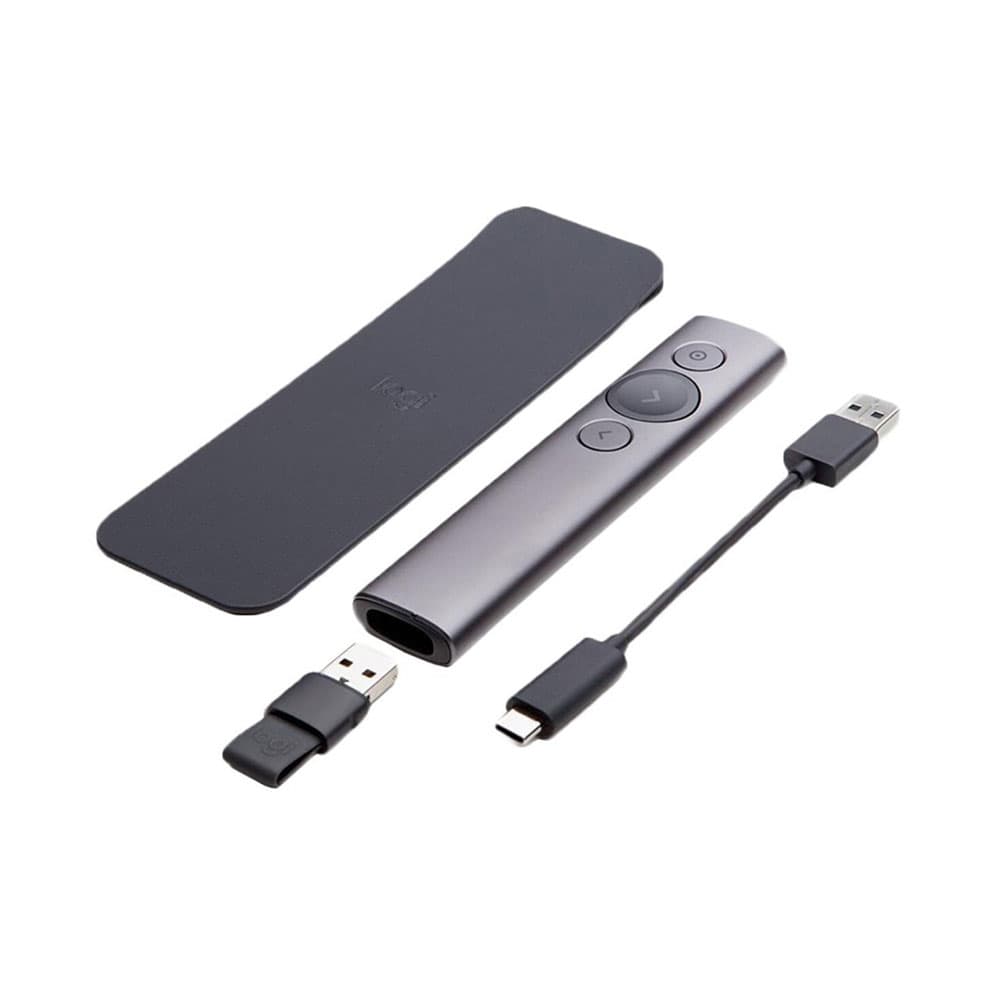 LOGITECH Apuntador Spotlight LOGITECH TV Bluetooth Wireless Receptor USB COLOR Gris