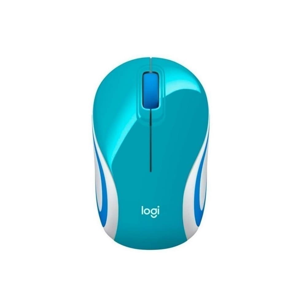 LOGITECH Mini Mouse M187 Logitech Inalámbrico Receptor Usb Verde