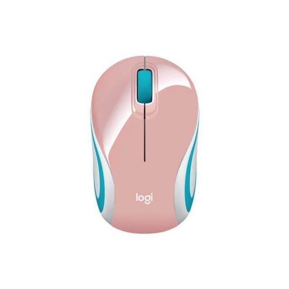 LOGITECH Mini Mouse M187 Logitech Inalámbrico Receptor Usb Rosado
