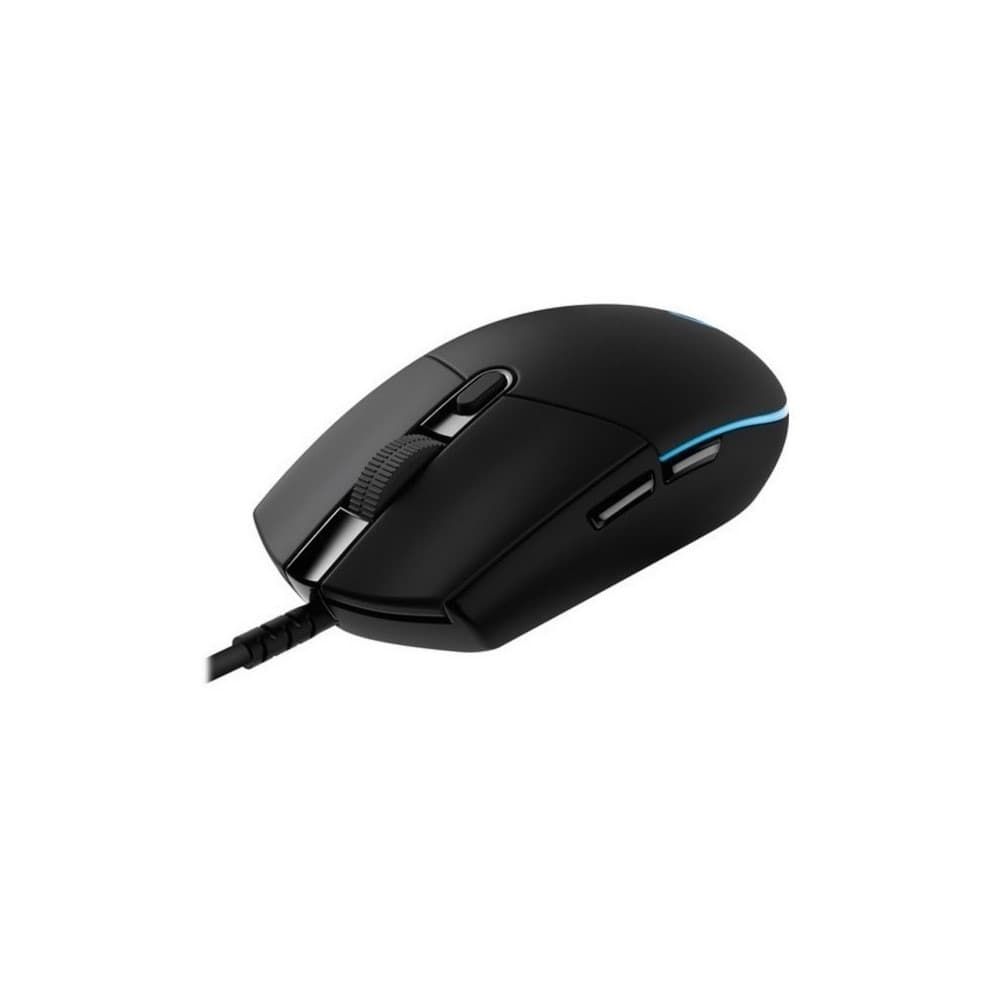 LOGITECH MOUSE G PRO ESPORTS Logitech Gaming Alámbrico USB 16000DPI Compatible Win-Mac Sensor HERO16K 6Botones Programables RGB Lightsync G HUB Garantía 2Años-NEGRO