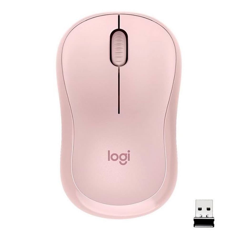 LOGITECH Mouse Inalámbrico Silencioso M220 rosado