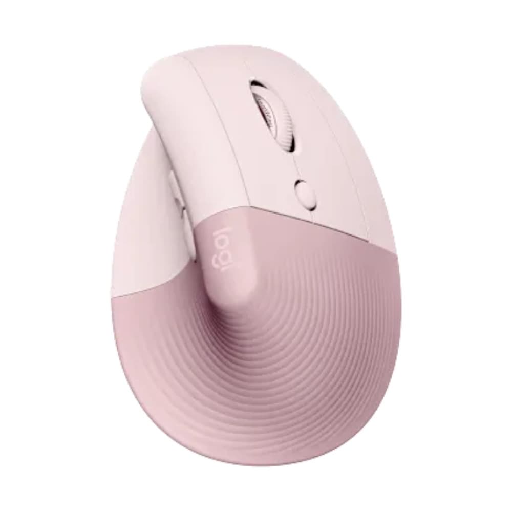 LOGITECH Mouse Inalámbrico Ergonómico Logitech Lift Vertical Color Rosa