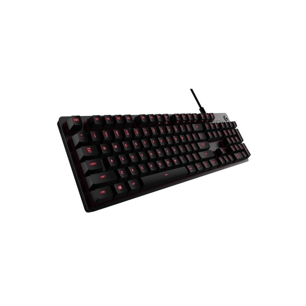LOGITECH TECLADO G413 CARBON Logitech Gaming Español Alámbrico USB Mecánico Compatible Win Retroiluminado G HUB Aleación de Aluminio Garantía 2Años-NEGRO
