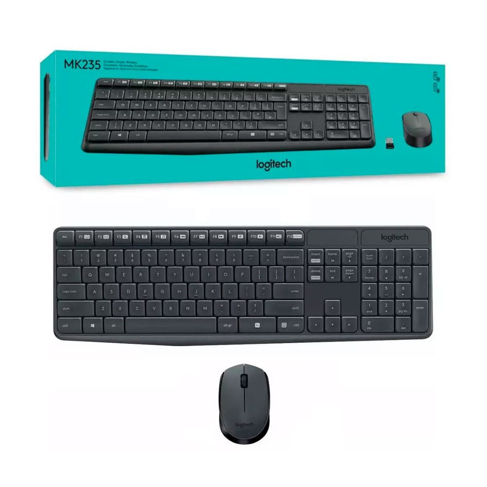 LOGITECH Kit Teclado Y Mouse LOGITECH Silencioso MK295 COLOR Negro