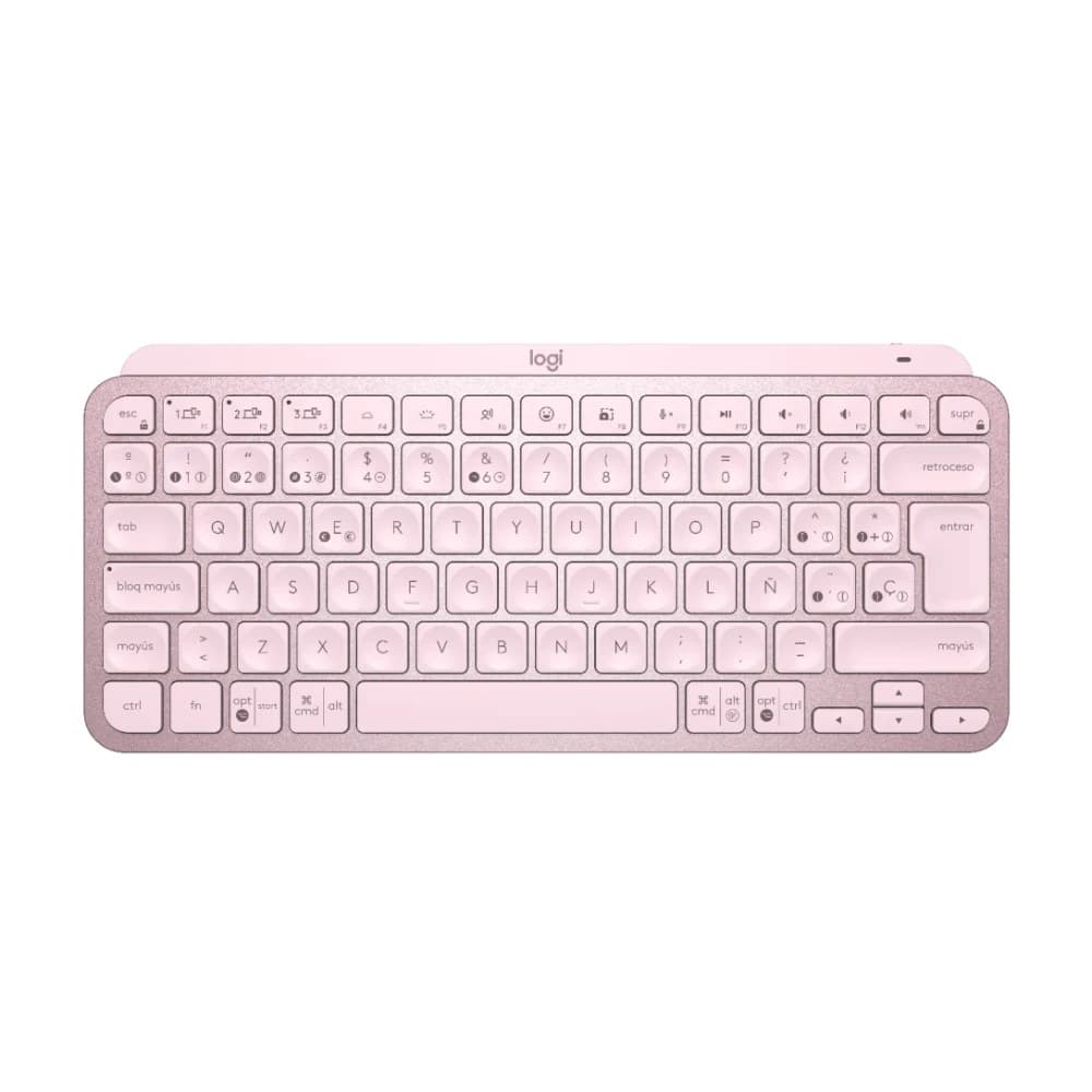 LOGITECH TECLADO MX KEYS MINI ROSA - SPA