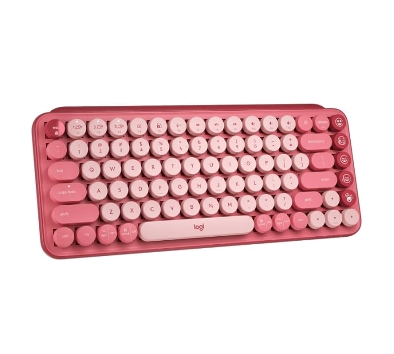 LOGITECH TECLADO INALAMBRICO POP ROSADO