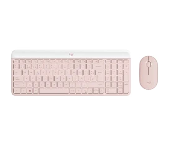 LOGITECH COMBO TECLADO-MOUSE Wireless MK470 ROSA (LAT/MX ESP)