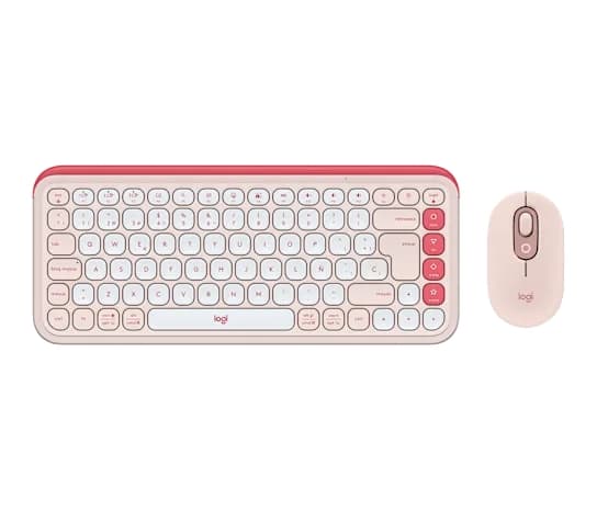 LOGITECH COMBO POP ICON BLUETOOTH ROSE