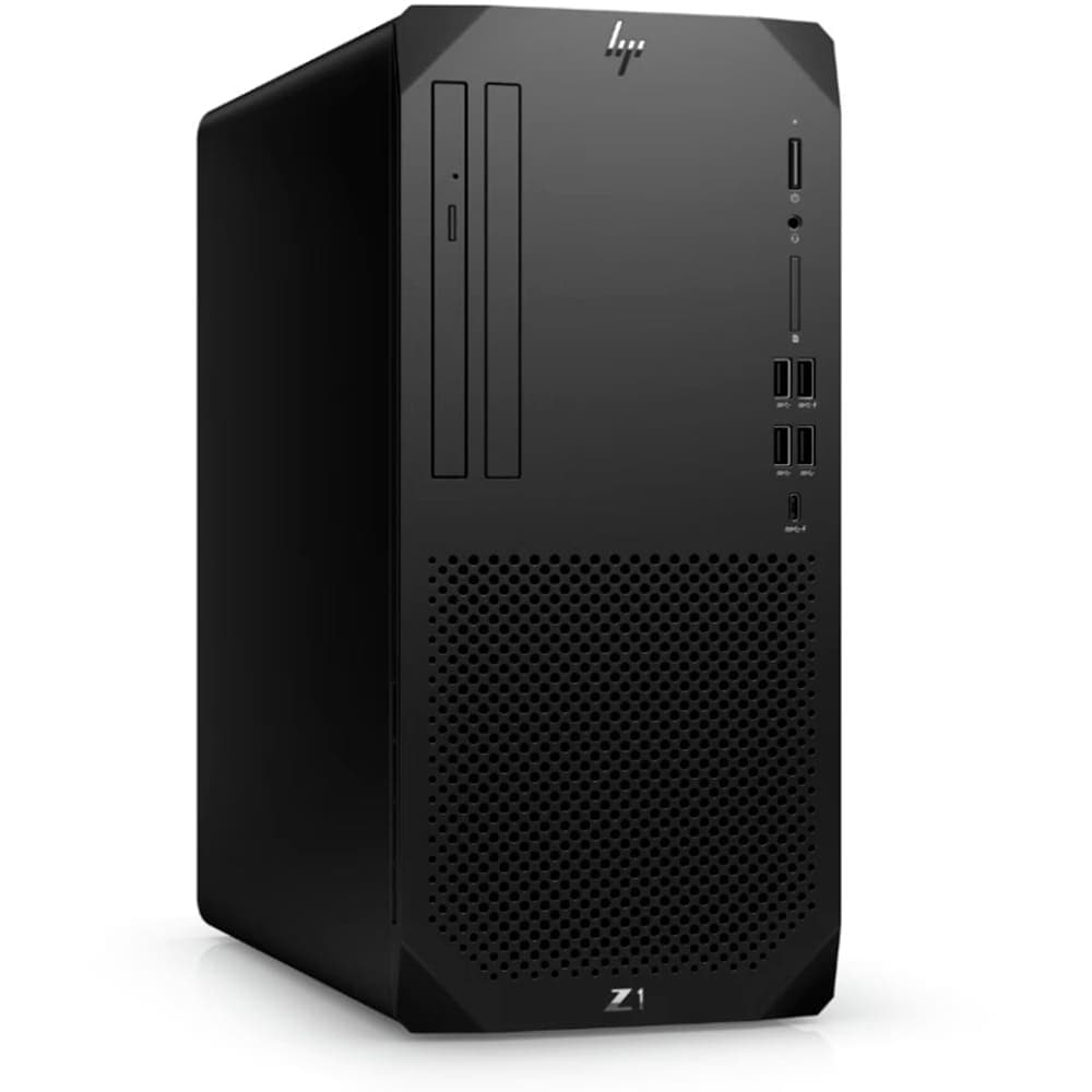 HPWORKSTATION HP Z1 G9 Tower, Intel® Core™ i7-13700, 16Cores (8 Performance Cores at 2.1GHz/5.1GHz + 8 Efficient Cores at 1.5GHz/4.1GHz), 30MB Intel SmartCache, Intel® UHD Graphics 770, NVIDIA T400 4GB w/2 mDP-to-DP, 16GB (1x16GB) DDR5-4800 Max. 128GB, SSD 512G 2280 PCIe NVMe Value , WLAN RT 8852BE Wi-Fi6 +BT 5.3 WW, , Windows 11 Pro 64, 3/3/3
