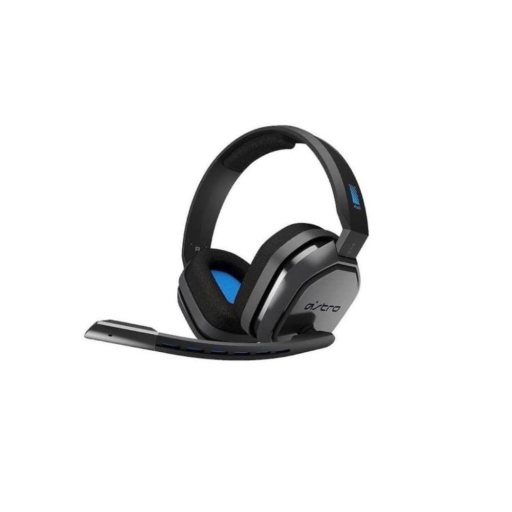 LOGITECH DIADEMA ASTRO A10 Logitech Gaming Alámbrica Plug3.5mm/USB PlayStation 4 Micrófono Cancela ruido Cable 2Metros Garantía 1Año-NEGRA-AZUL
