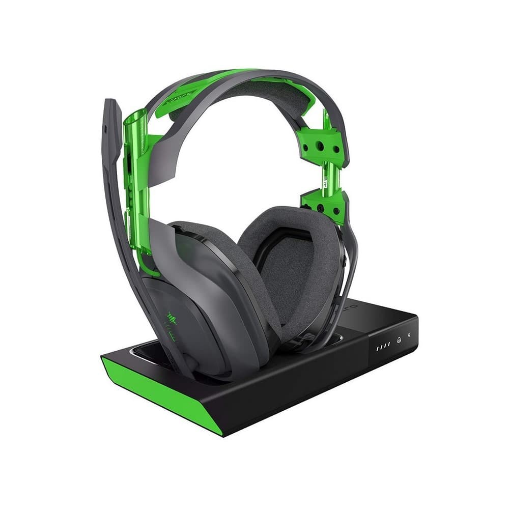 LOGITECH Diadema Astro LOGITECH A50 Gaming Inalámbrica Base Station COLOR Negra Y Verde