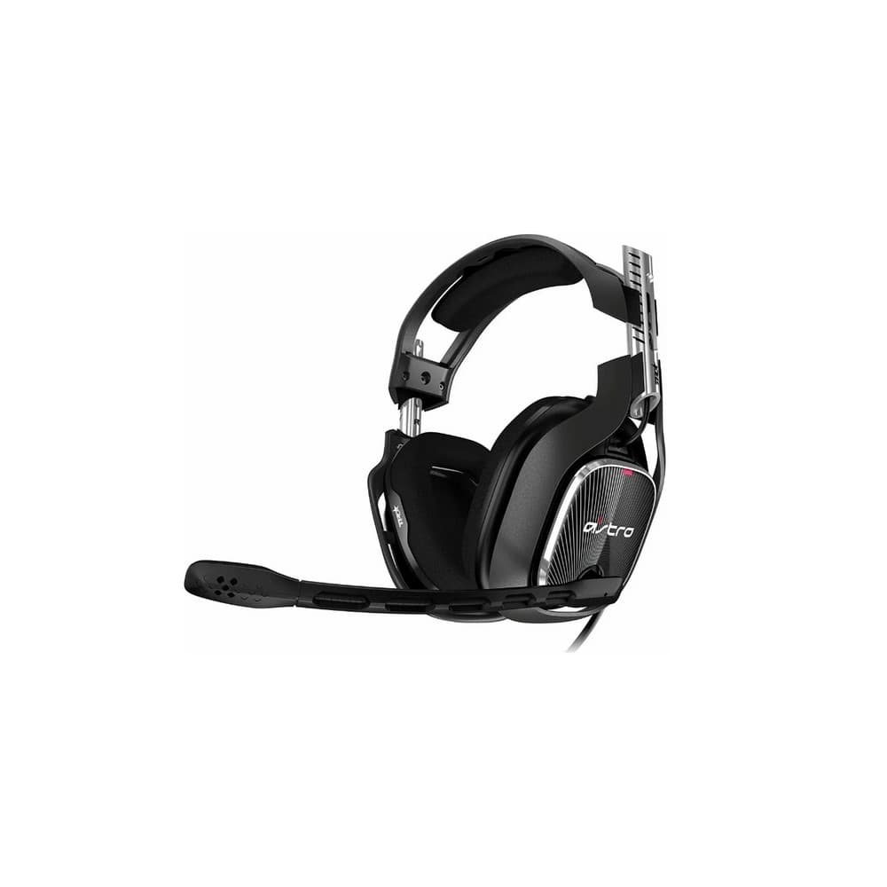 LOGITECH DIADEMA ASTRO A40 TR+MIXAMP M80 Gaming Alámbrica Plug3.5mm/USB Compatible PS4/PC Micrófono Cancela ruido Aislamiento de Ruido Garantía 1Año-NEGRA-SILVER