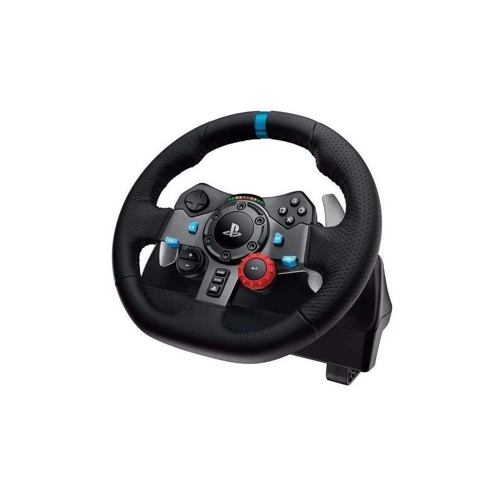 LOGITECH TIMON G29 Logitech Gaming Ingles Timón de Carreras Con Pedales USB Compatible PlayStation 3/PlayStation 4/PC USB Garantía 2Años-NEGRO