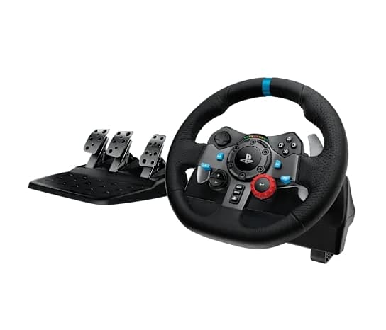 LOGITECH Timón con pedales LOGITECH G29 Entrada USB, Con Compatibilidad, Negro