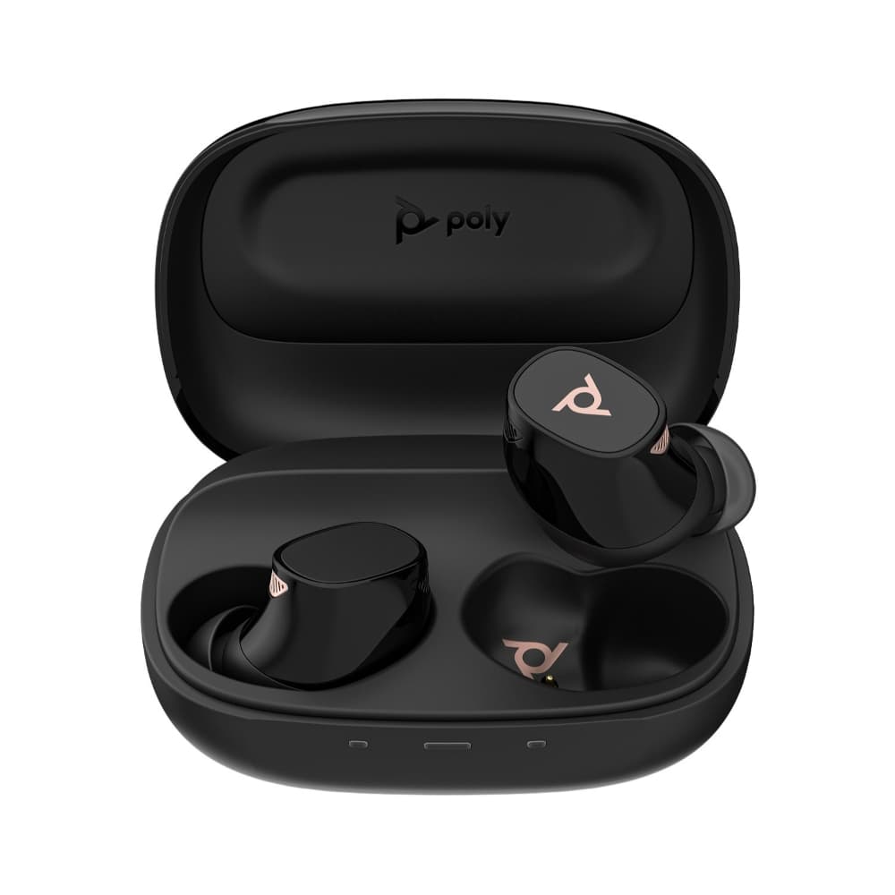 HP POLY Poly Voyager Free 20 Black Earbuds +Basic Charge Case