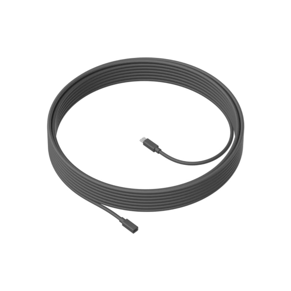 LOGITECH CORPORATIVO Cable LOGITECH Para Microfono Camara Meetup COLOR Negro