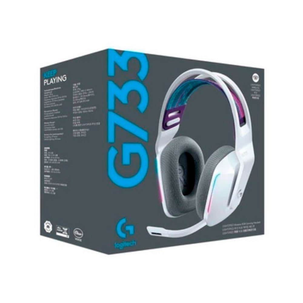LOGITECH Diadema LOGITECH G733 Wireles Headset COLOR Blanco