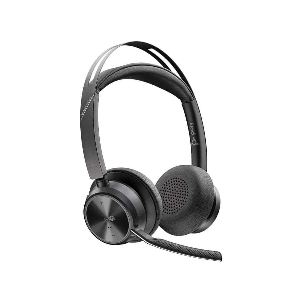 HP POLY Poly Voyager Focus 2 Microsoft Teams Certified USB-C-C Headset +USB-C/A Adapter +Charging Stand No localization