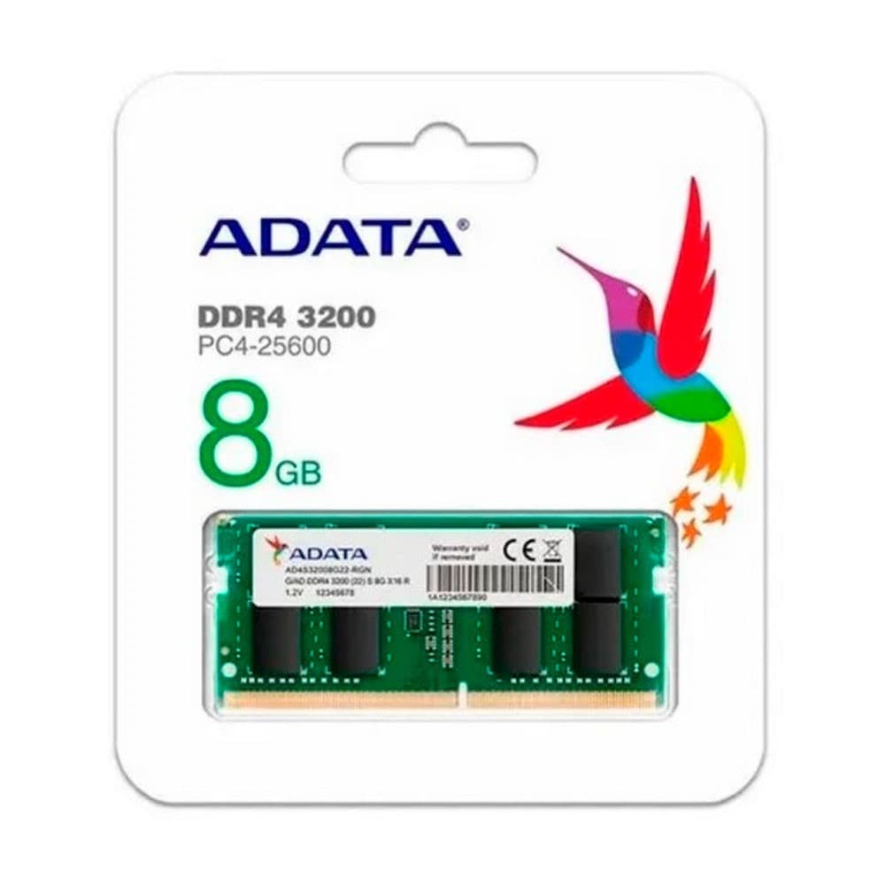 ADATA Memoria ram adata portatil ddr4 8gb bus 3200