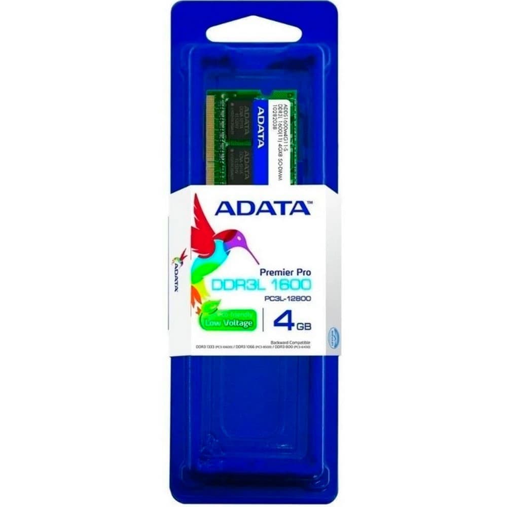 ADATA ADATA Memoria Ram Portátil DDR3 4GB Bus