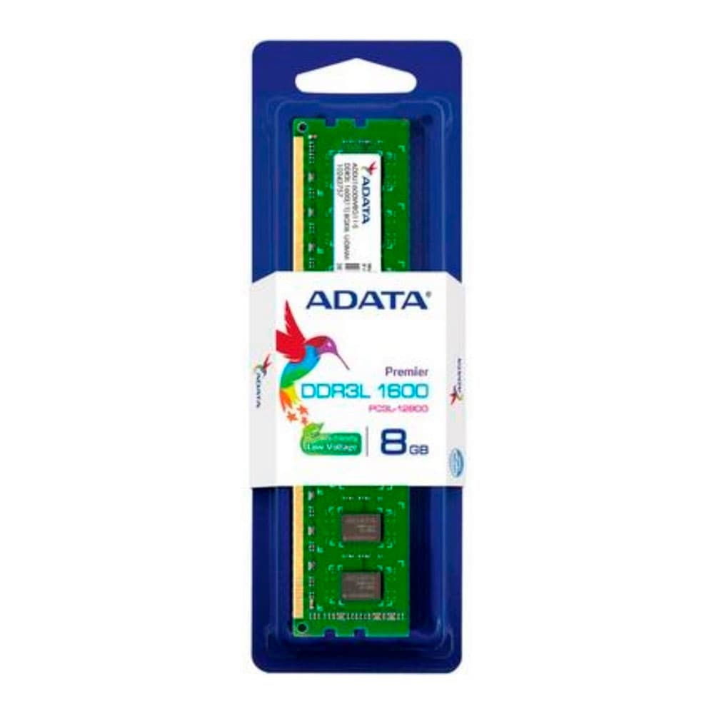 ADATA Memoria Ram Adata Pc DDR3 8GB Bus 1600 MHz Low Voltage