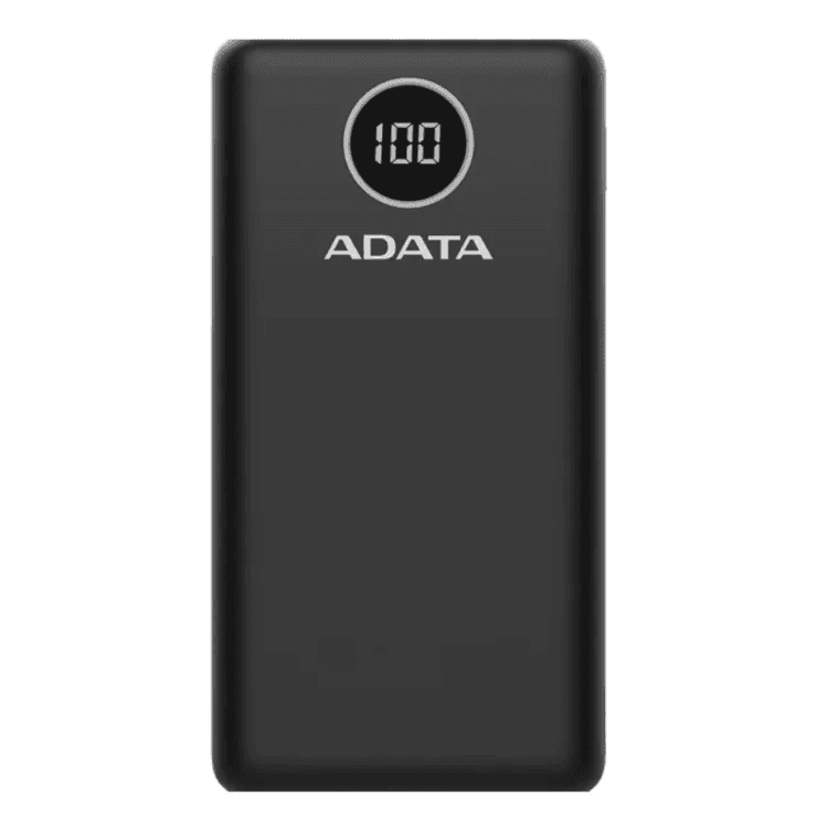 ADATA-XPG Power Bank 20000mAh Negra digital /2 puertos usb quick charge + 1 Puerto Tipo C Salida + 1 Puerto Tipo C Entrada