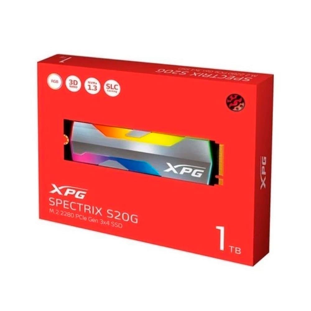 ADATA-XPG Unidad de estado sólido (SSD) gamer XPG SPECTRIX S20G RGB / PCIe GEN3X4 M.2 2280 / 1TB / RGB
