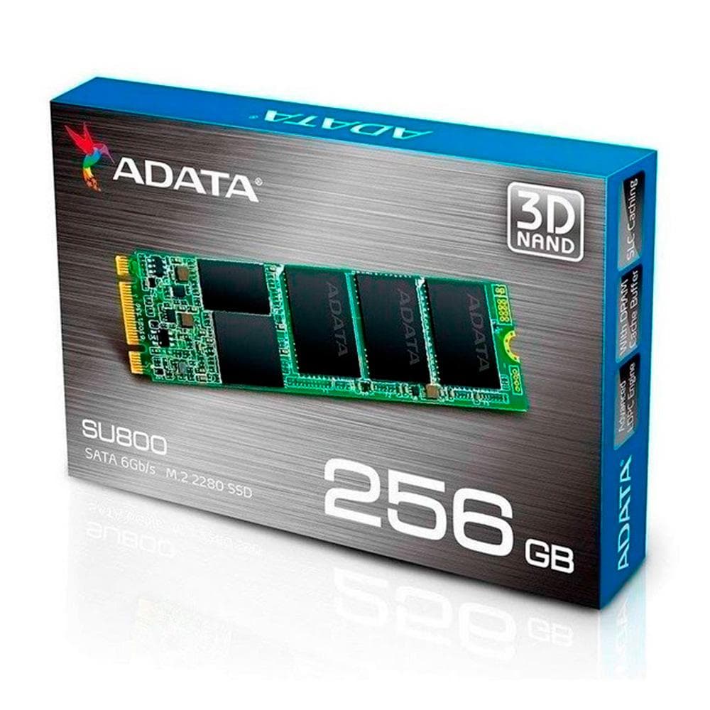 ADATA Unidad de Estado Sólido ADATA Ultimate SU800 - M.2 - 256GB - SATA 3