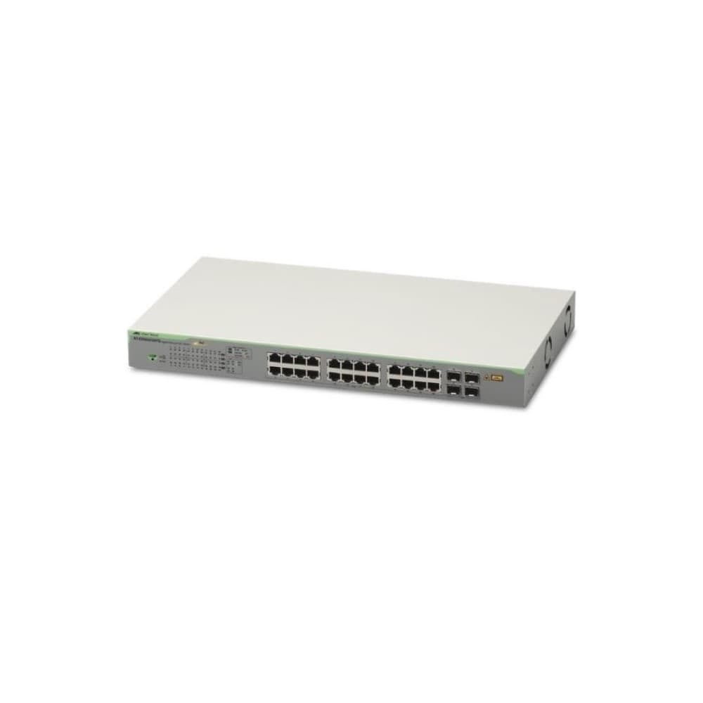 ALLIEDTELESIS Switches Allied telesis 10-port 10/100/1000T POE+ (75W/8 ports) WebSmart switch with 2 SFP combo ports