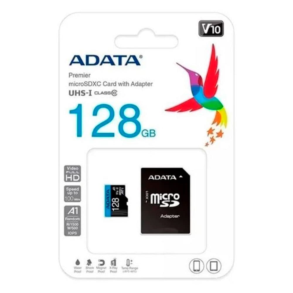 ADATA Micro SD ADATA 128GB + Adaptador Clase 10