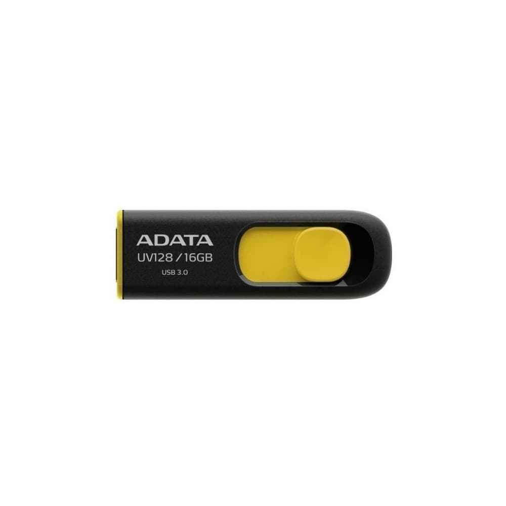 ADATA Memoria USB ADATA DashDrive UV128 16GB USB 3.0 Negro/Amarillo