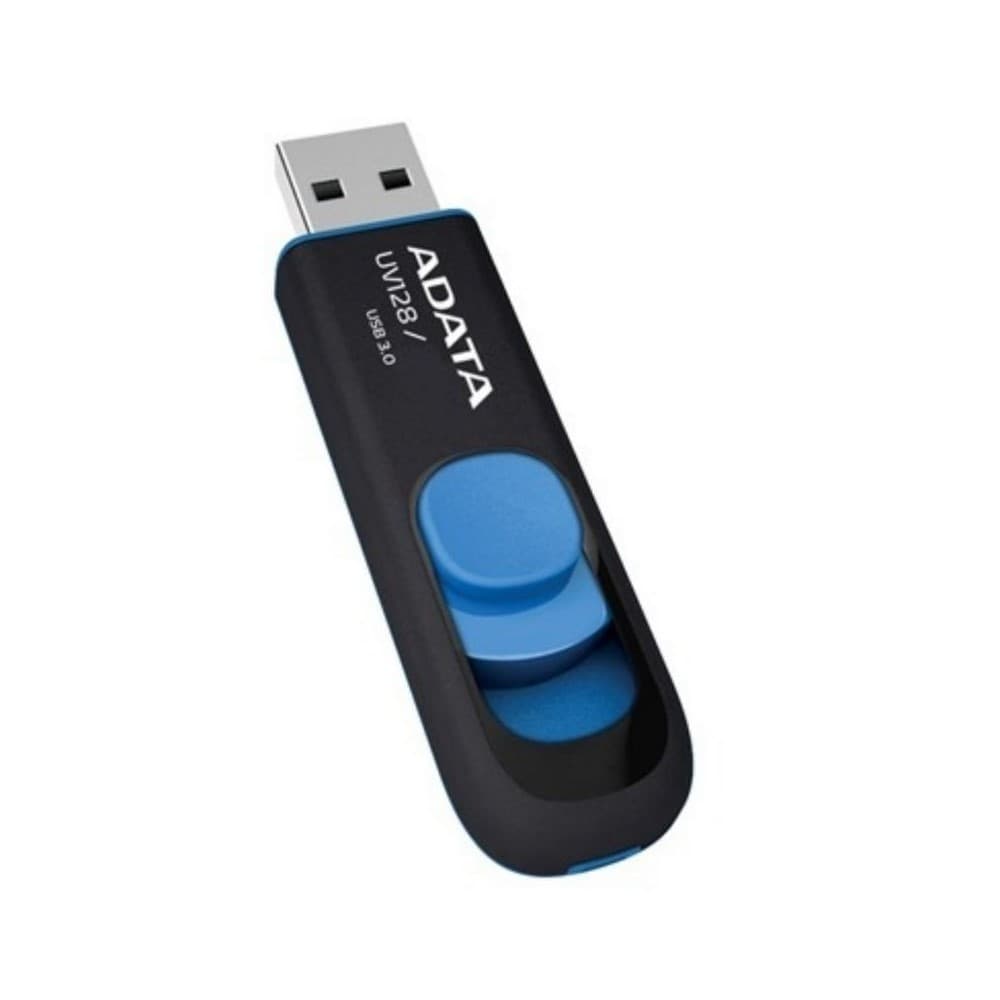 ADATA Memoria USB ADATA DashDrive UV128 64GB USB 3.0 Negro/Azul